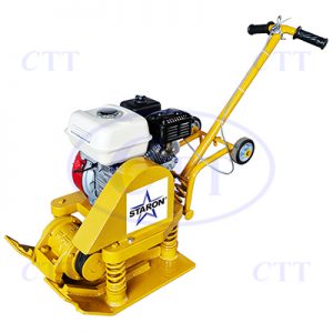 plate compactor, staron, สตารอน, อุปกรณ์ก่อสร้าง, เครื่องตบดิน, เครื่องตบดินรุ่นสปริง, เครื่องตบดินล้อพับ, เครื่องตบดินสปริง, เครื่องตบดินเก็บล้อ, เครื่องตบดินแบบเพลท
